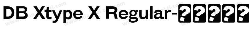 DB Xtype X Regular字体转换